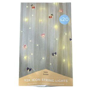 TEEN HOME Y2K Icon String Lights 81 LEDs Warm White Light